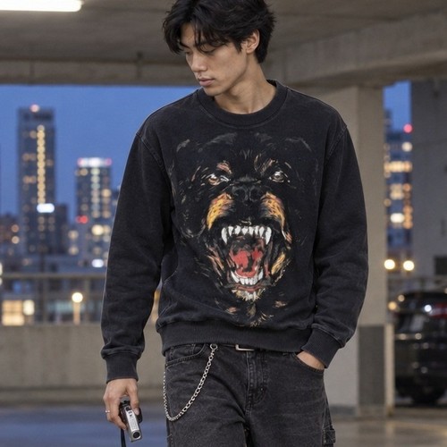 Givenchy rottweiler graphic - givenchy,